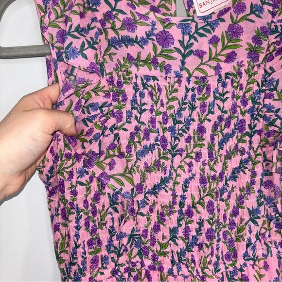 Banjanan Iris Purple Floral Midi Dress - Picture 7 of 10